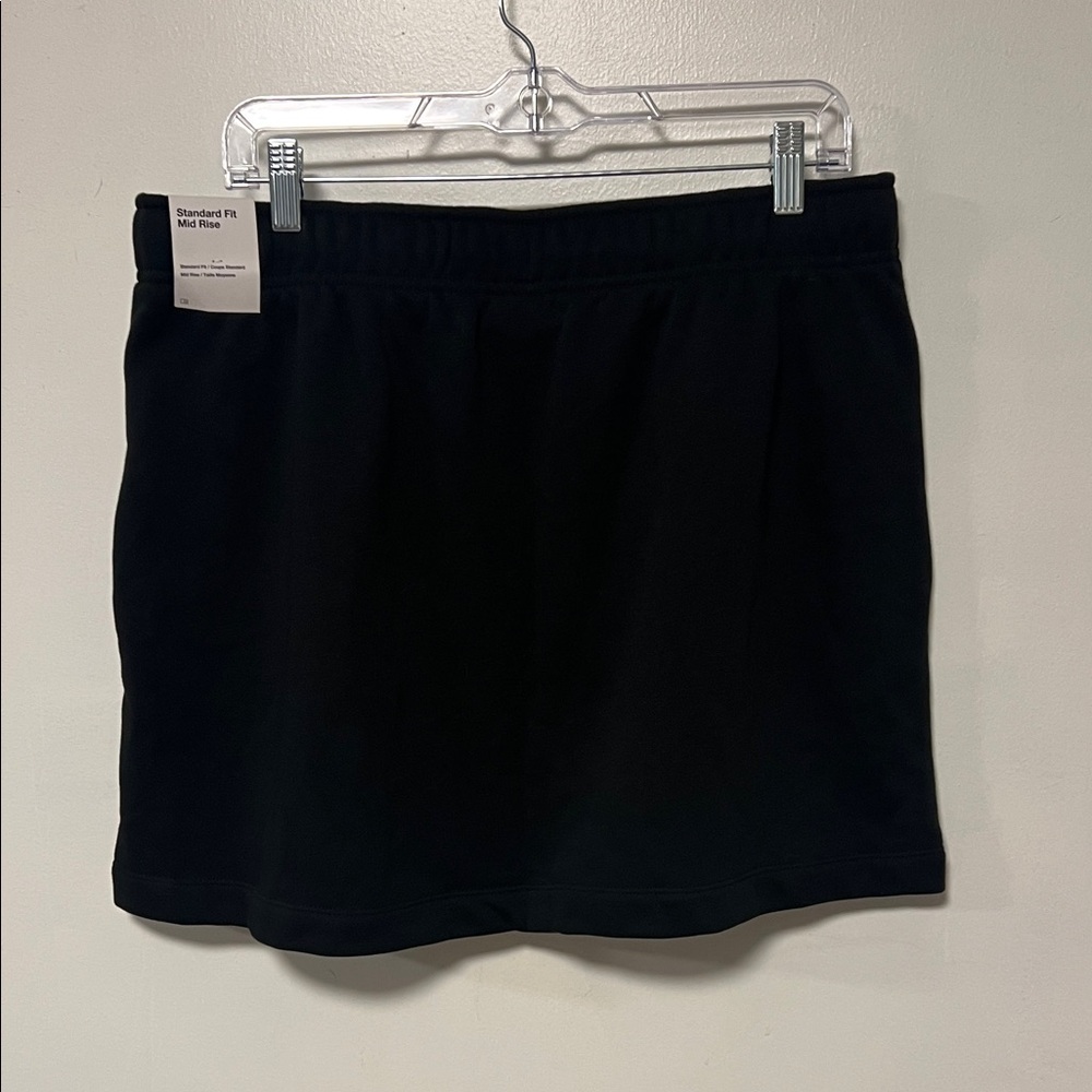 Nike Black Athletic Skirt Pockets NWT Drawstring Waist - Picture 4 of 5
